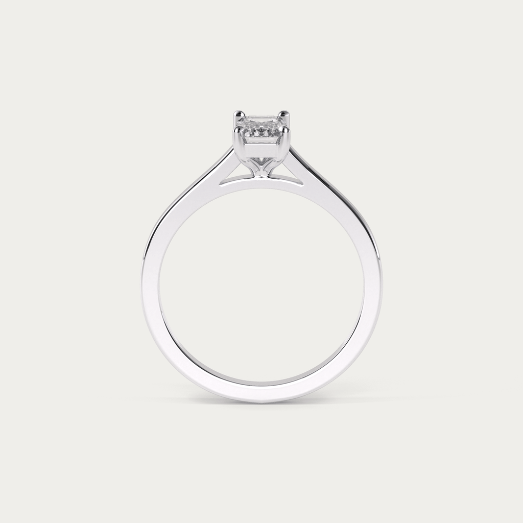 Forlovelsesring i platin med diamanter fra Jonatan Dror