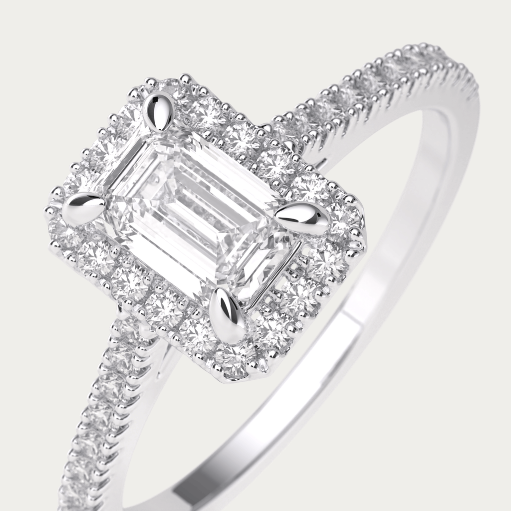 Forlovelsesring fra Jonatan Dror med diamanter