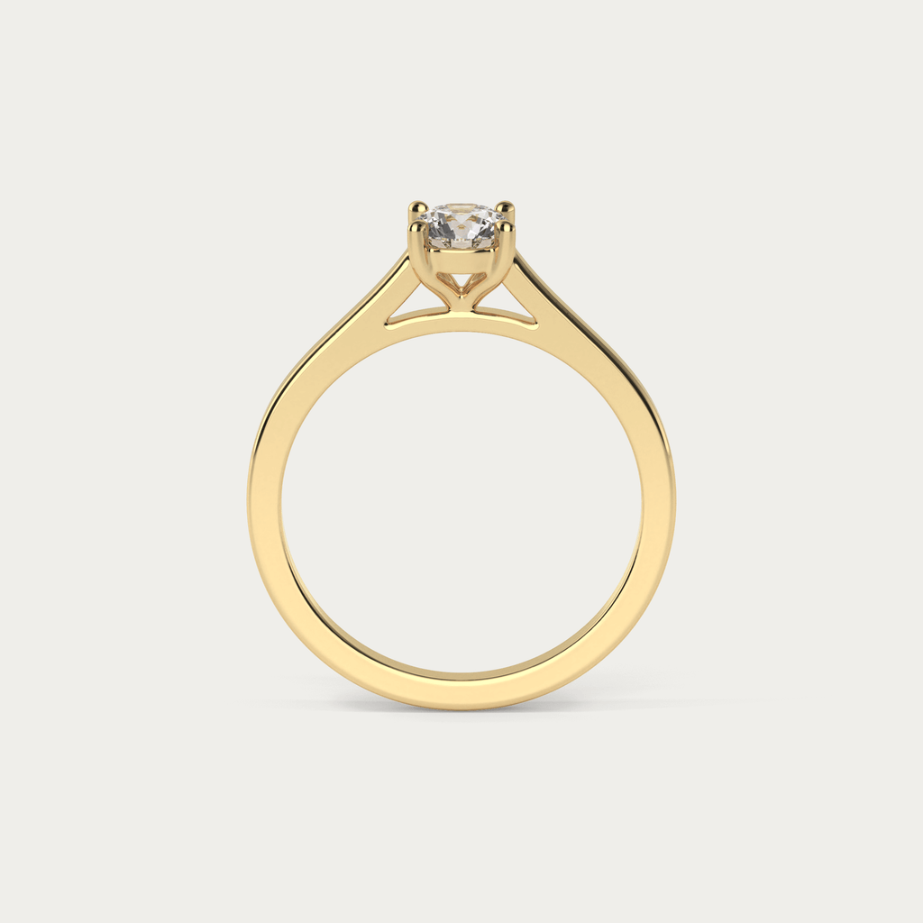 Forlovelsesring i 18k guld med diamanter